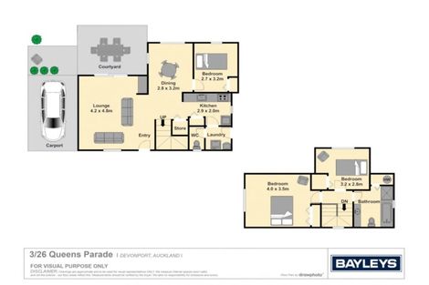 Photo of property in 3/26 Queens Parade, Devonport, Auckland, 0624