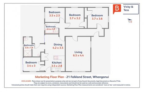 Photo of property in 21 Falkland Street, Whanganui East, Whanganui, 4500