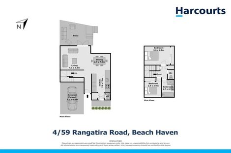 Photo of property in 4/59 Rangatira Road, Beach Haven, Auckland, 0626