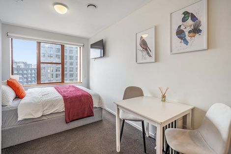 Photo of property in Orange Apartments/victoria Centr, 805/169 The Terrace, Wellington Central, Wellington, 6011