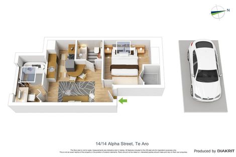 Photo of property in Courtenay Mews Apartments, 14/14 Alpha Street, Te Aro, Wellington, 6011