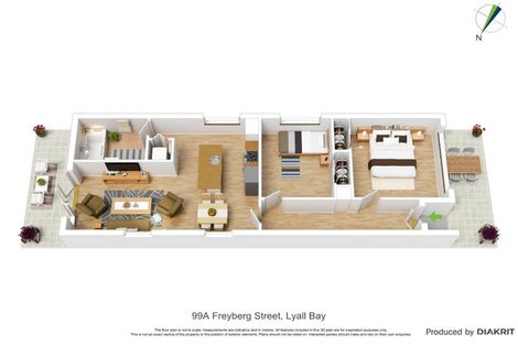 Photo of property in 99a Freyberg Street, Lyall Bay, Wellington, 6022