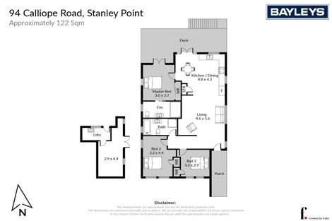 Photo of property in 94 Calliope Road, Stanley Point, Auckland, 0624