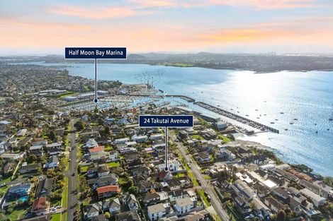 Photo of property in 24 Takutai Avenue, Bucklands Beach, Auckland, 2012