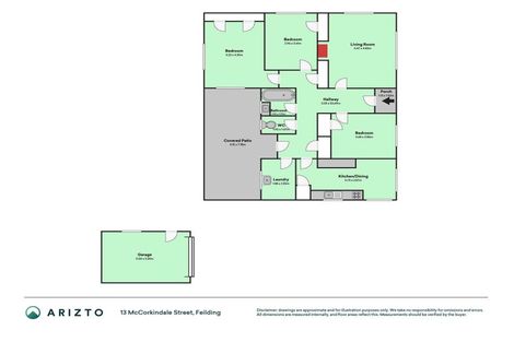 Photo of property in 13 Mccorkindale Street, Feilding, 4702