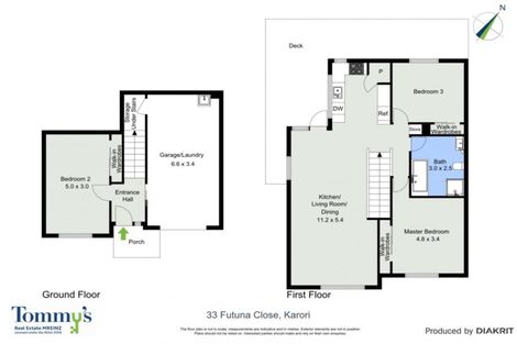 Photo of property in 33 Futuna Close, Karori, Wellington, 6012