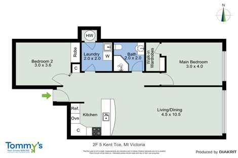 Photo of property in 2f/5 Kent Terrace, Mount Victoria, Wellington, 6011