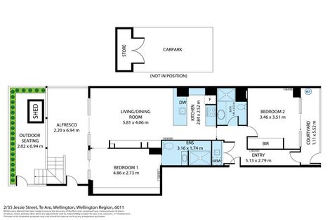 Photo of property in Sol Apartments, 2/37 Jessie Street, Te Aro, Wellington, 6011