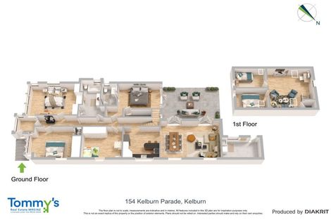 Photo of property in 154 Kelburn Parade, Kelburn, Wellington, 6012