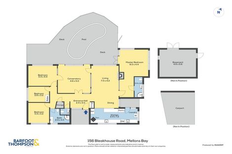 Photo of property in 156 Bleakhouse Road, Mellons Bay, Auckland, 2014