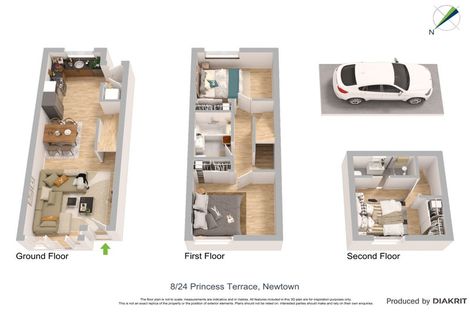 Photo of property in 8/24 Princess Terrace, Newtown, Wellington, 6021