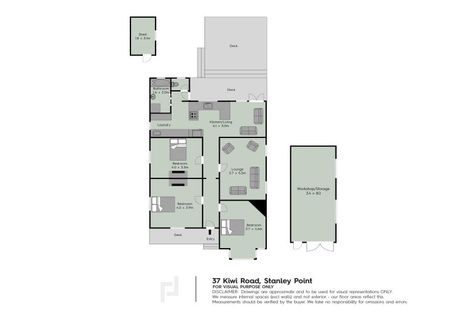 Photo of property in 37 Kiwi Road, Stanley Point, Auckland, 0624
