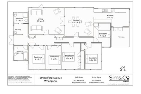 Photo of property in 59 Bedford Avenue, Gonville, Whanganui, 4501