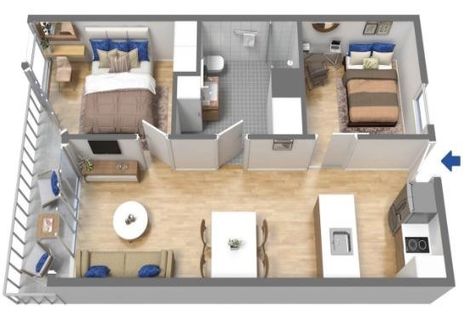 Photo of property in Queen's Residences, 1206/8 Airedale Street, Auckland Central, Auckland, 1010