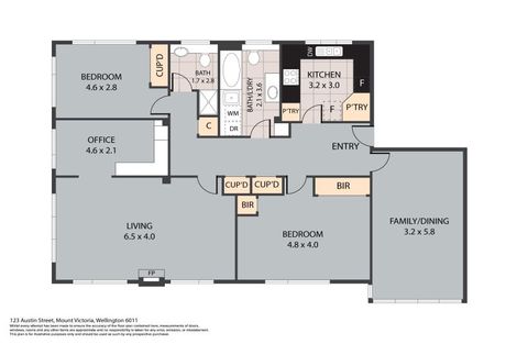 Photo of property in Landscape Apartments, 123-125 Austin Street, Mount Victoria, Wellington, 6011