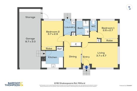 Photo of property in 2/81 Shakespeare Road, Milford, Auckland, 0620