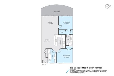 Photo of property in The Mews, 6/8 Basque Road, Eden Terrace, Auckland, 1021