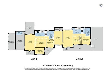 Photo of property in 2/612 Beach Road, Browns Bay, Auckland, 0630