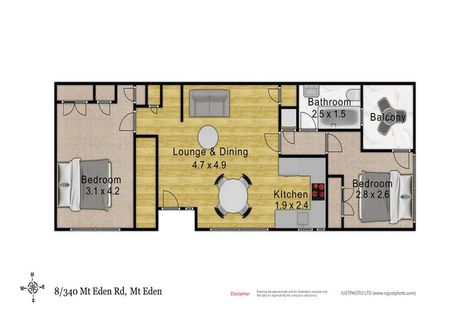 Photo of property in 8/340 Mount Eden Road, Mount Eden, Auckland, 1024