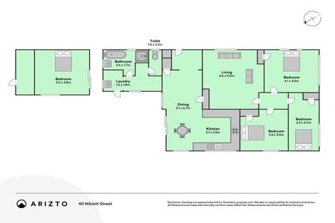 Photo of property in 40 Niblett Street, Whanganui, 4500