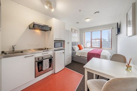 Photo of property in Orange Apartments/victoria Centr, 805/169 The Terrace, Wellington Central, Wellington, 6011