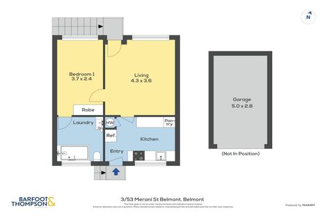 Photo of property in 3/53 Merani Street, Belmont, Auckland, 0622