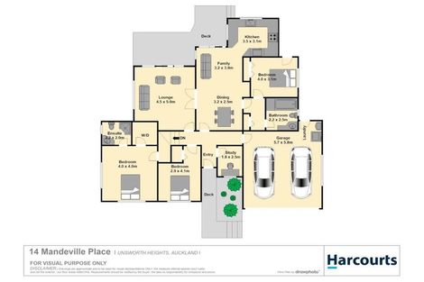 Photo of property in 14 Mandeville Place, Unsworth Heights, Auckland, 0632