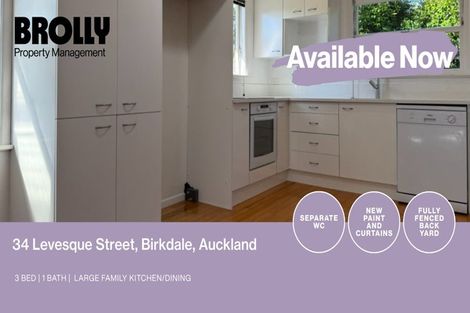 Photo of property in 34 Levesque Street, Birkdale, Auckland, 0626