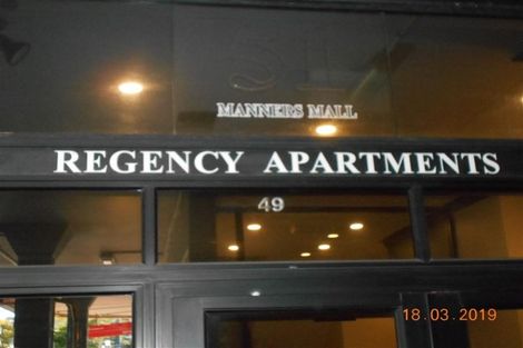 Photo of property in Regency Apartments, 6e/49 Manners Street, Te Aro, Wellington, 6011