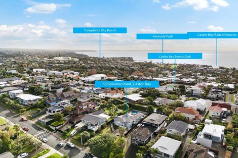 Photo of property in 55 Seaview Road, Castor Bay, Auckland, 0620