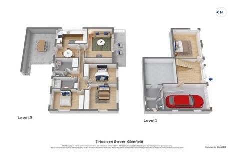 Photo of property in 7 Noeleen Street, Glenfield, Auckland, 0629