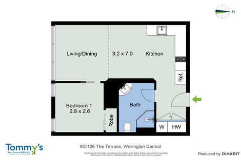 Photo of property in Terrace Tower Apartments, 9c/126 The Terrace, Wellington Central, Wellington, 6011