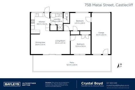 Photo of property in 75b Matai Street, Castlecliff, Whanganui, 4501