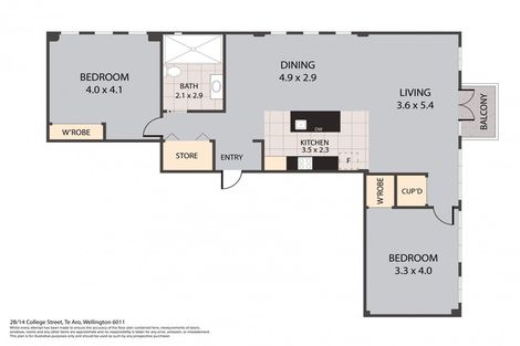 Photo of property in The Fletcher Trust Building, 2a/14 College Street, Te Aro, Wellington, 6011