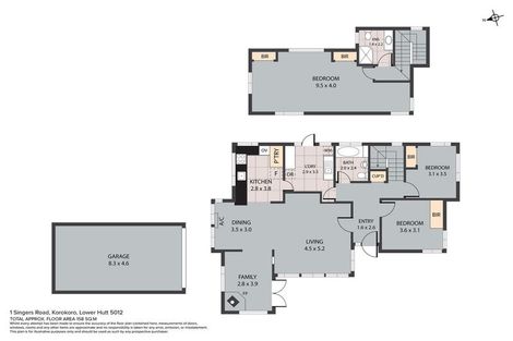 Photo of property in 1 Singers Road, Korokoro, Lower Hutt, 5012