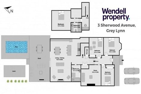 Photo of property in 3 Sherwood Avenue, Grey Lynn, Auckland, 1021