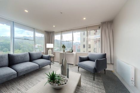 Photo of property in Terrace Tower Apartments, 10e/126 The Terrace, Wellington Central, Wellington, 6011