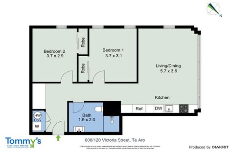 Photo of property in A C Nielsen House, 808/120 Victoria Street, Te Aro, Wellington, 6011