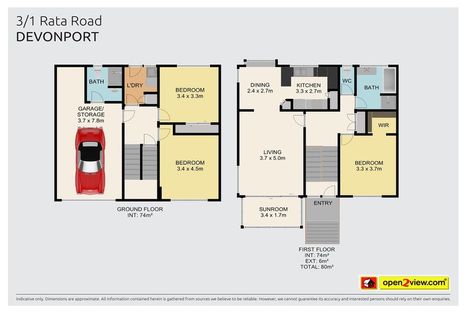 Photo of property in 3/1 Rata Road, Devonport, Auckland, 0624