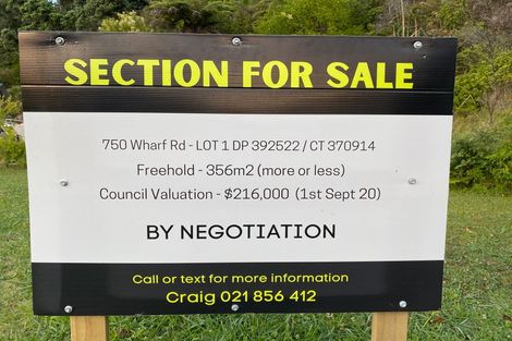 Photo of property in 750 Wharf Road, Coromandel, 3506