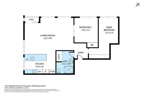 Photo of property in Grosvenor Flats, 19 Cottleville Terrace, Thorndon, Wellington, 6011