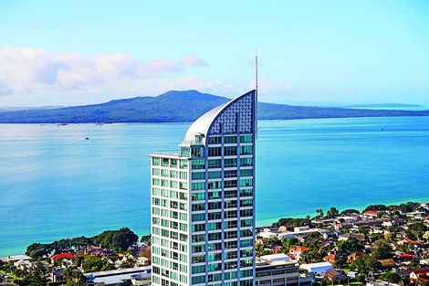 Photo of property in Sentinel Apartments, 2403/3 Northcroft Street, Takapuna, Auckland, 0622