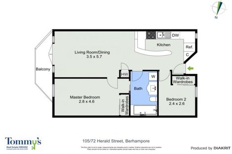 Photo of property in Luxford Villas, 105/72 Herald Street, Berhampore, Wellington, 6023