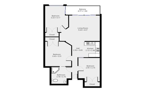 Photo of property in Vicino Apartments, 27/33 Taranaki Street, Te Aro, Wellington, 6011