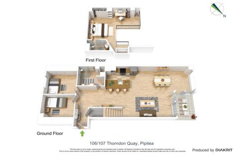 Photo of property in Stadium Garden Flats, 106/107 Thorndon Quay, Pipitea, Wellington, 6011