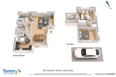 Photo of property in 60 Frobisher Street, Island Bay, Wellington, 6023
