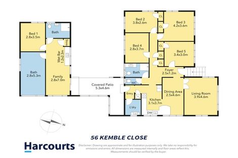 Photo of property in 56 Kemble Close, Mangere, Auckland, 2022