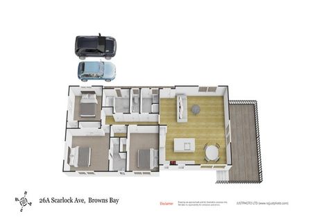 Photo of property in 26a Scarlock Avenue, Browns Bay, Auckland, 0630