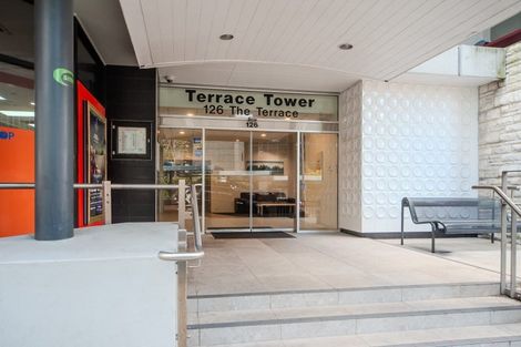 Photo of property in Terrace Tower Apartments, 10e/126 The Terrace, Wellington Central, Wellington, 6011
