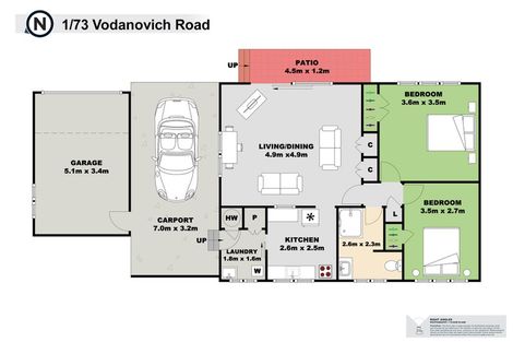 Photo of property in 1/73 Vodanovich Road, Te Atatu South, Auckland, 0610